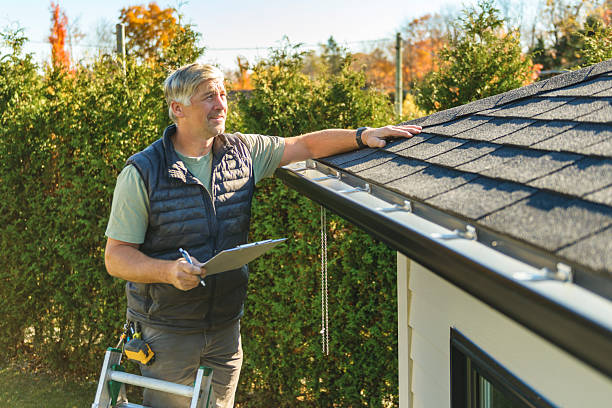 Professional Metal Roofing technician working in Harrison, ME